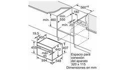 Horno compacto con microondas SIEMENS CM724G1B1 IQ700 60 x 45 cm Negro