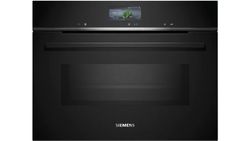 iQ700 Horno compacto con microondas SIEMENS 60 x 45 cm Negro CM776GKB1