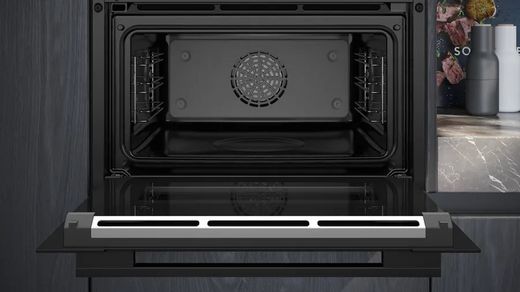 Horno compacto con vapor SIEMENS CS736G1B1 IQ700 60 x 45 cm Negro