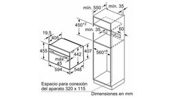 Horno compacto con vapor SIEMENS CS736G1B1 IQ700 60 x 45 cm Negro
