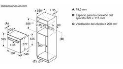 Horno con microondas SIEMENS HM736GAB1 60 x 60 cm iQ700 Negro