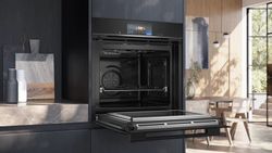 Horno con microondas SIEMENS HM778GMB1 iQ700 60 x 60 cm, Negro