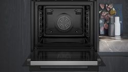 iQ700 Horno con vapor SIEMENS 60 x 60 cm Negro HR776G1B1