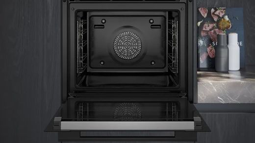 iQ700 Horno con vapor SIEMENS 60 x 60 cm Negro HR776G1B1
