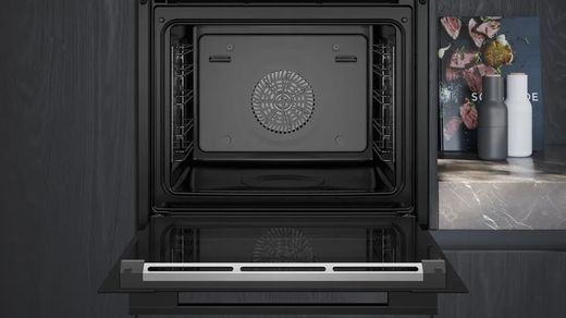 iQ700 Horno con vapor SIEMENS HS736G3B1 60 x 60 cm Negro