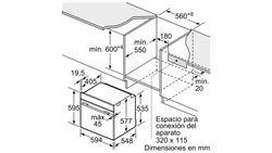 iQ700 Horno con vapor SIEMENS HS736G3B1 60 x 60 cm Negro
