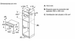 iQ700 Microondas integrable SIEMENS 60 x 45 cm Negro CE732GXB1