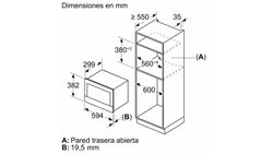 iQ700, Microondas integrable con grill, Negro BE732L1B1