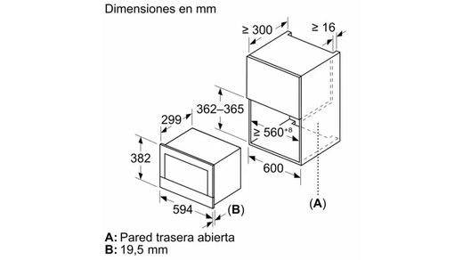 Microondas integrable Negro SIEMENS BE732R1B1 iQ700