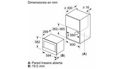 iQ700 Microondas integrable Negro BF722L1B1