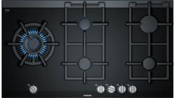 iQ700 Placa de gas 90 cm Cristal negro, Negro ER9A6SB70