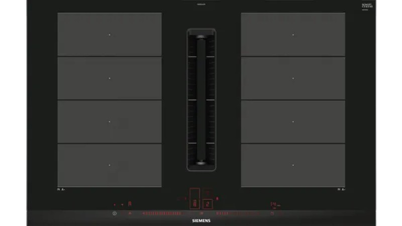 Siemens EX875LX57E iQ700, Placa de inducción con extractor integrado, 80 cm