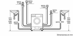 Lavadora secadora integrable SIEMENS WK12D322ES IQ300 7/4kg