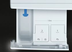 Lavadora SIEMENS WG56H2AXES IQ500 carga frontal 10 kg 1600 rpm Acero Antihuellas