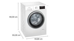 Lavadora SIEMENS WM14N290EP IQ300 carga frontal 9 kg 1400 rpm blanca