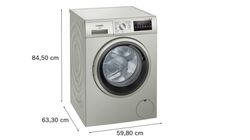Lavadora SIEMENS WM14N29XEP IQ300 carga frontal 9kg 1400 rpm acero mate antihuellas