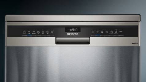 Lavavajillas SIEMENS SN23HI02ME IQ300 Libre Instalacion 60 cm Acero Antihuellas 3º bandeja