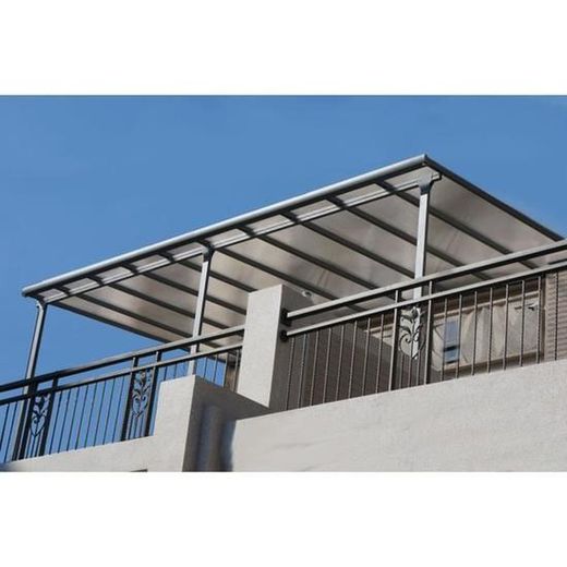 Marquesina ELLIOT 11m2ALUMINIO/POLICARBONATO 4.3X2.5M KIS13011