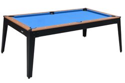 Mesa de Billar 3 en 1 con Patas metálicas 7' New Alejandria 2183