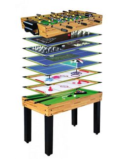 Mesa de juego futbolín Multijuegos 12 en 1 PL0353