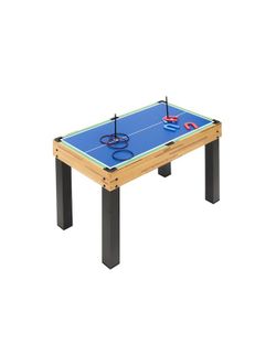 Table de jeu de baby-foot multijeu 12 en 1 124 x 61 x 81 cm