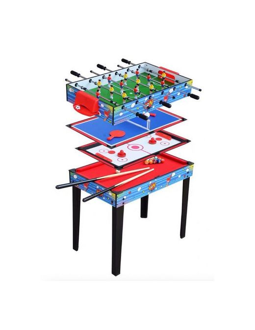 Mesa de juego futbolín Multijuegos sportpark 4 en 1 PL0540