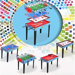 Mesa de juego futbolín Multijuegos sportpark 4 en 1 PL0540