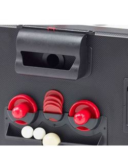 Multijuego giratorio 4 en 1 (Billar +Air Hockey + Ping-Pong + Mesa comedor)Potente motor para el flujo de aire 2678 - tapete AZUL