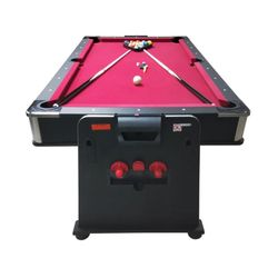 Multijuego giratorio 4 en 1 Olimpus Tapete Rojo – (Billar, Air Hockey – Ping-Pong, Mesa comedor) Potente motor para el flujo de aire 2873