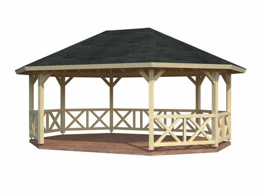 Pavillon en bois Palmako Betty 25,0 m2 467 x 617 cm Pav-4762 104704