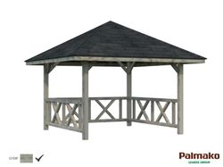 Pabellon de madera PALMAKO CONNECT BIANCA 8.3 M2 SET 1110144