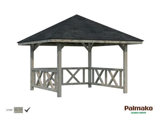 Pabellon de madera PALMAKO CONNECT BIANCA 8.3 M2 SET 1110144