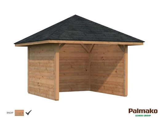 Pabellon de madera PALMAKO CONNECT BIANCA 8.3 M2 SET 2 110140