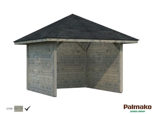 Pabellon de madera PALMAKO CONNECT BIANCA 8.3 M2 SET 2 110140