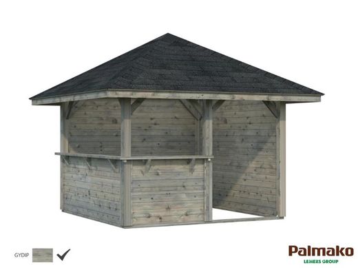 Pabellon de madera PALMAKO CONNECT BIANCA 8.3 M2 SET 3 110132