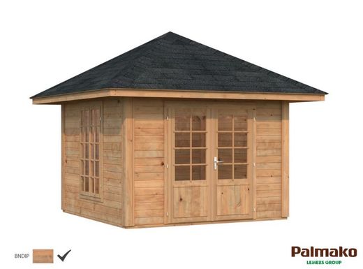 Pabellon de madera PALMAKO CONNECT BIANCA 8.3 m2 SET 5 110128