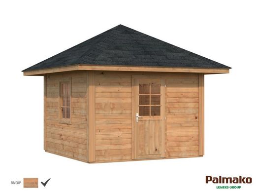 Pabellon de madera PALMAKO CONNECT BIANCA 8.3 m2 SET 6 110124
