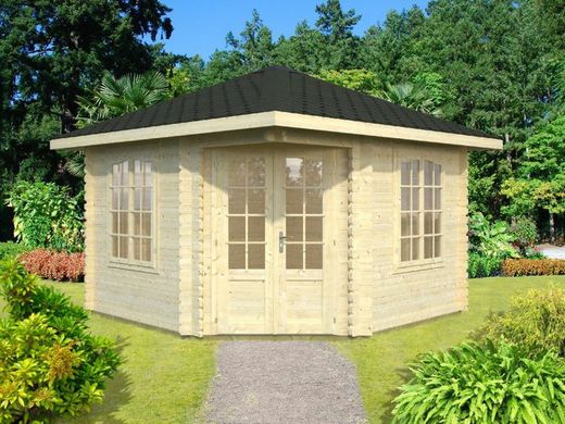 Pabellon de madera Palmako melanie 9.9 m2 350 x 350 cm pa44-3535 103732