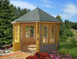 Palmako veronica 7 pavilhão de madeira 9,2 m2 337 cm pa34-3434-7 107373