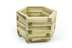 Pack 18 jardineras de madera Palmako smilla 45 x 39 x 30 cm st240606a0030mbz18a1