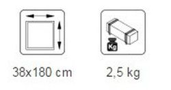 Pack 20 treillis bois Palmako matilde 3 38 x 180 cm BF1014
