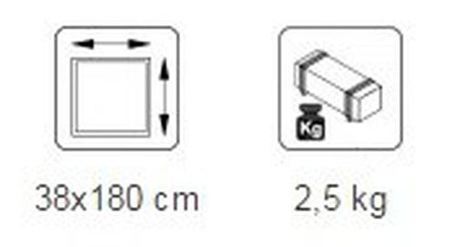 Pack 20 treillis bois Palmako matilde 3 38 x 180 cm BF1014