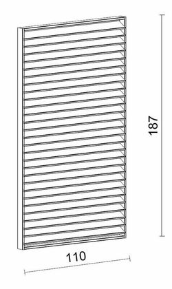 Panneau Lara 110 x 187 cm LA16-1143 102850