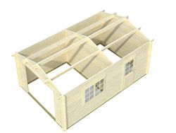 Mur intérieur en bois Palmako 441 cm 103260