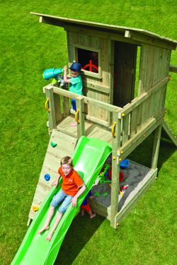 Parque infantil MASGAMES BEACH HUT L con tobogan MA801301