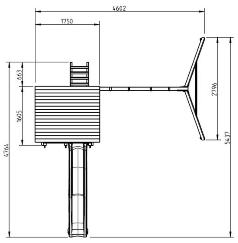 Parque infantil Beach Hut XL 2 columpios