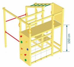 Parque infantil CROSSFIT XL con tobogan MA802901