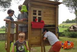 Parque Infantil de madera cuadrada MASGAMES TAGA ESCALADA L MA700360