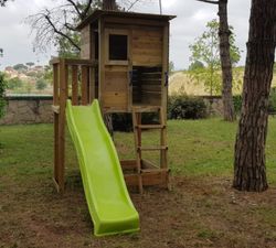 Parque Infantil de madera cuadrada MASGAMES TAGA L MA700300