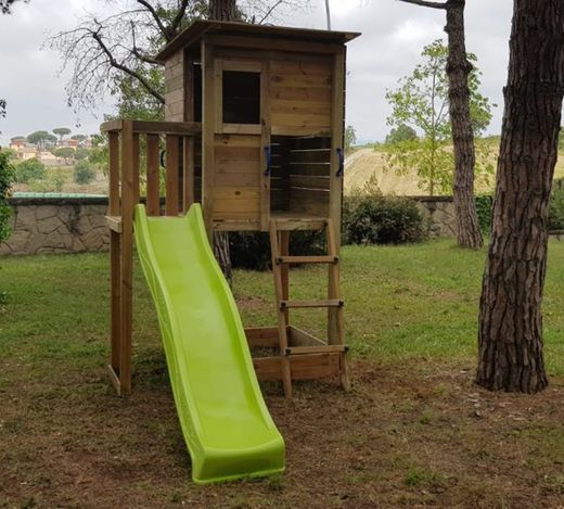 Parque Infantil de madera cuadrada MASGAMES TAGA L MA700300